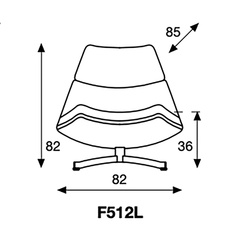 Artifort F512L specificaties