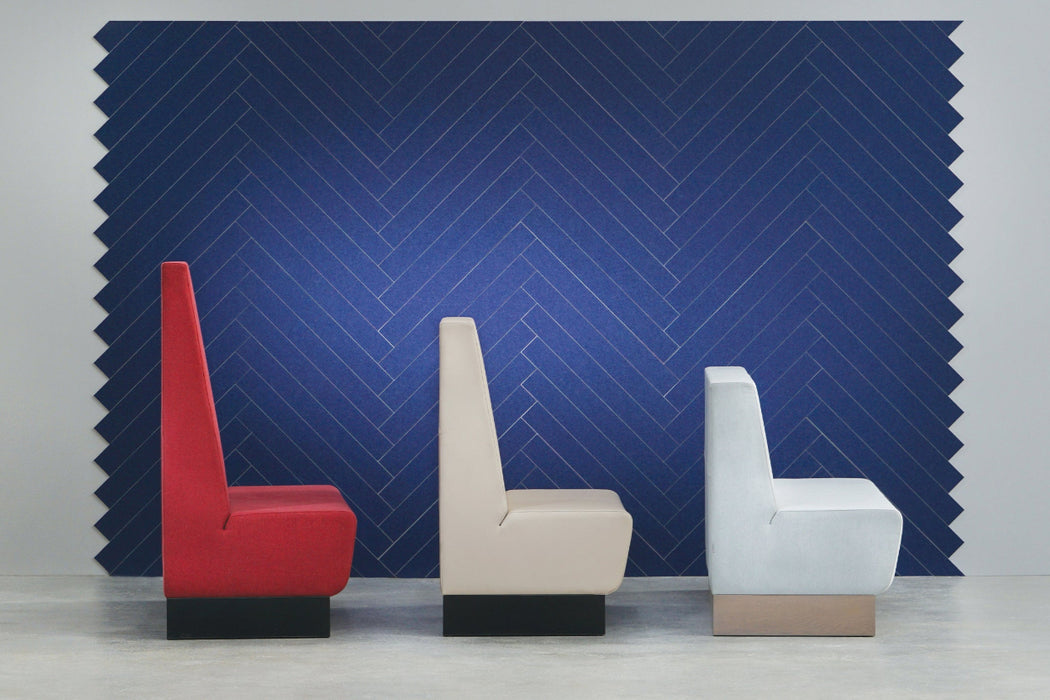 Wandbank of treinbank Aura / in vele kleuren en formaten