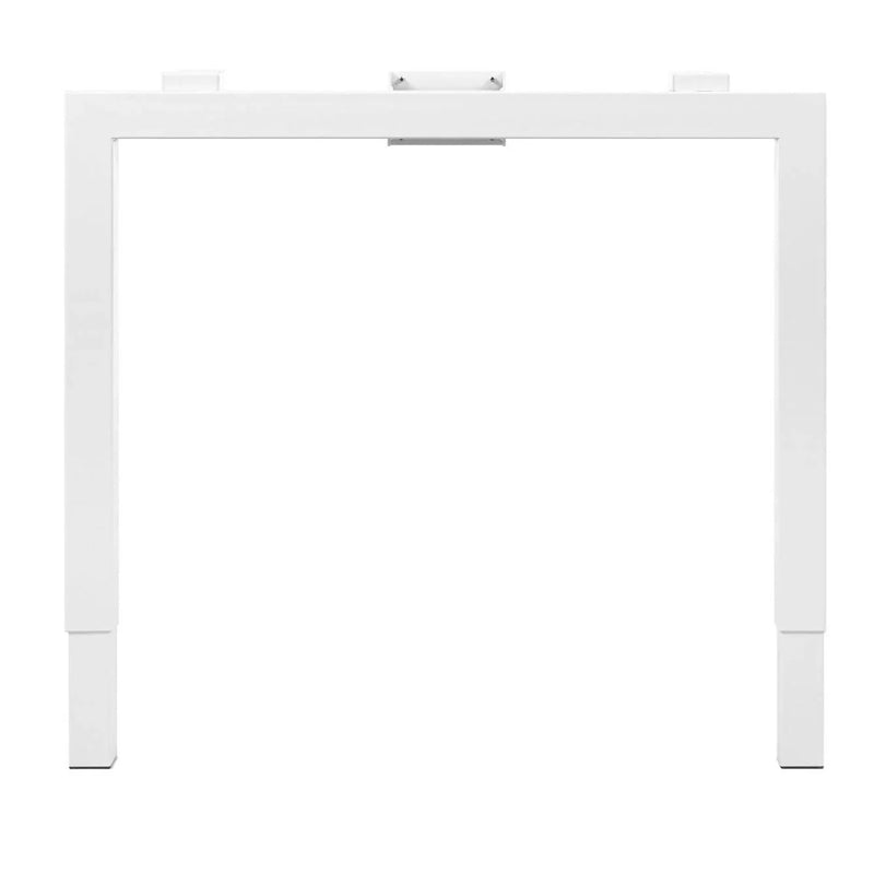 Wit metalen bench tafelonderstel voor modern kantoor, kantoormeubilair online