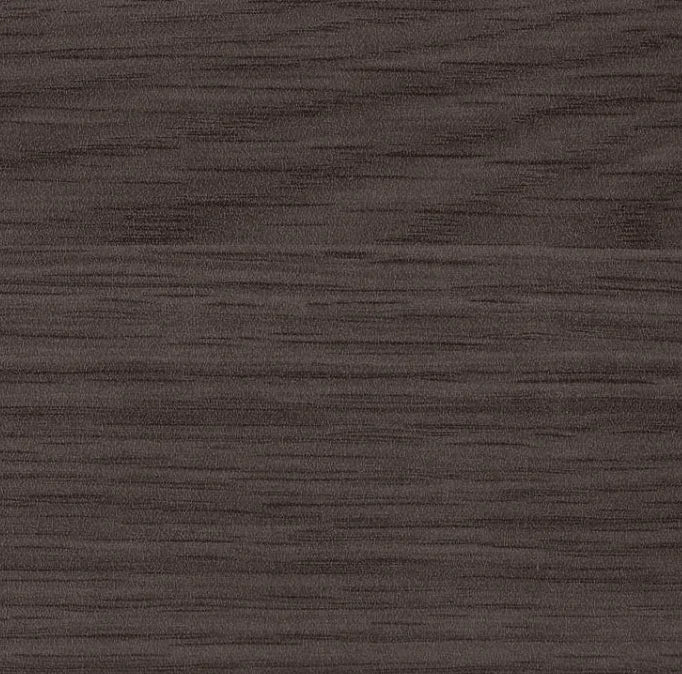 Donkerbruine houtlook tafelblad, modern design, geschikt voor kantoormeubilair.