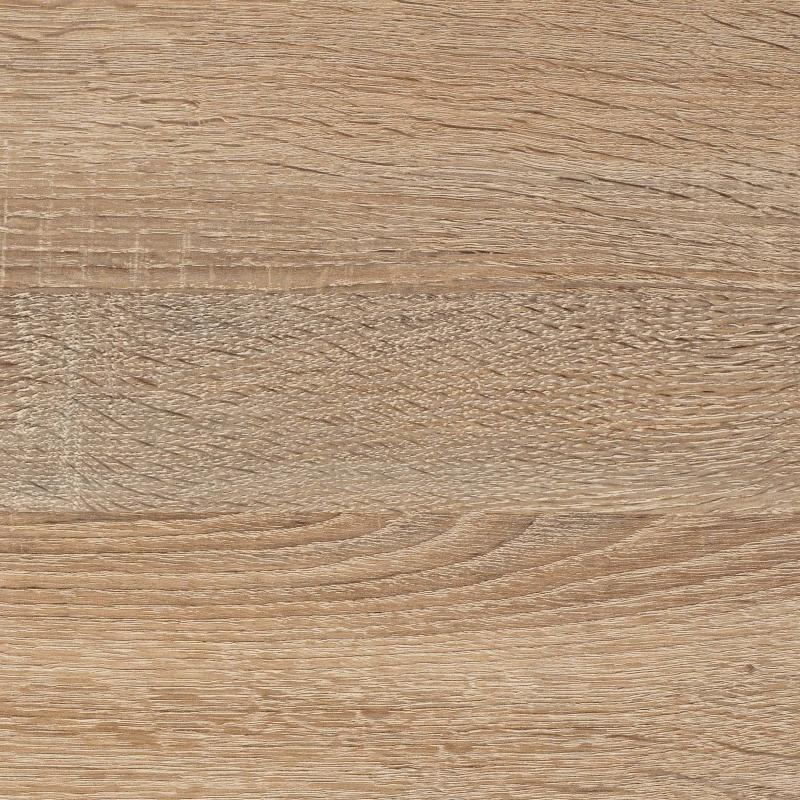 Natuurgetrouwe eikenhout look tafelblad, perfect voor design kantoormeubilair of bijzettafel.