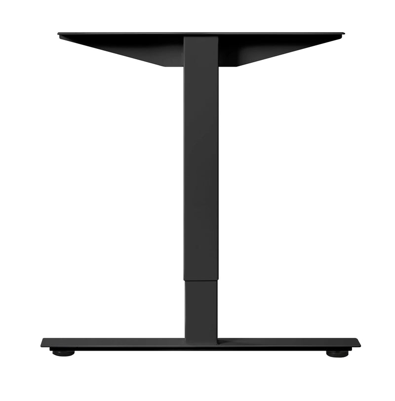 Zwart recht T-poot onderstel voor bureau, modern design kantoormeubilair, KANTOORMEUBELS.ONLINE