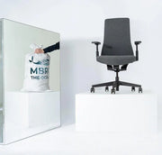 Design bureaustoel Interstuhl PURE PU113 grijs, ergonomisch, kantoormeubels.online