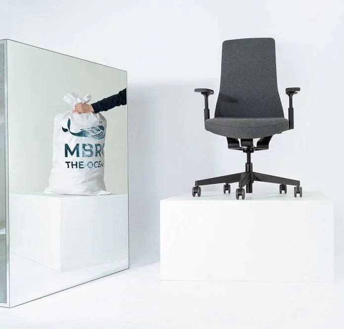 Design bureaustoel Interstuhl PURE PU113 grijs, ergonomisch, kantoormeubels.online