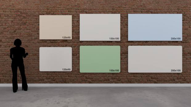 Legamaster MATTE glassboards in 3 formaten en diverse kleuren - KANTOORMEUBELS.ONLINE