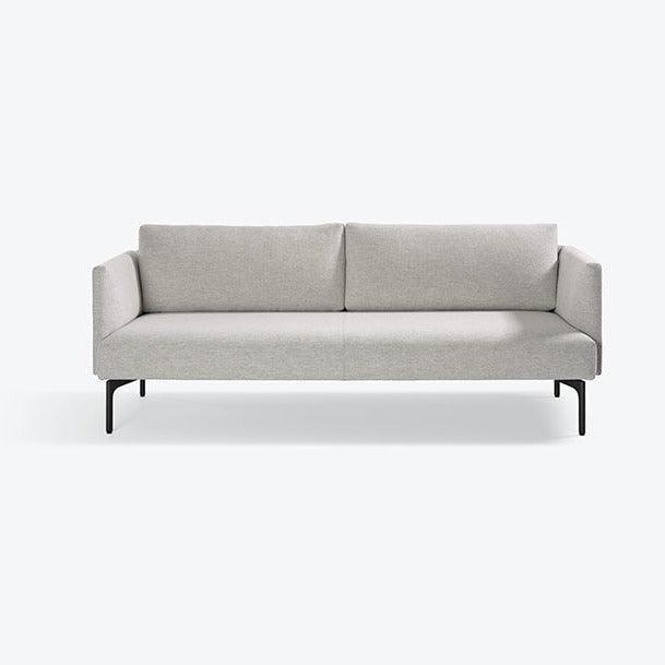 Design bank Artifort Arris in lichtgrijs, moderne kantoormeubels, minimalistisch ontwerp.