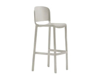 Kunststof barkruk met rugleuning, modern design, kantoormeubilair 66,5 cm hoog