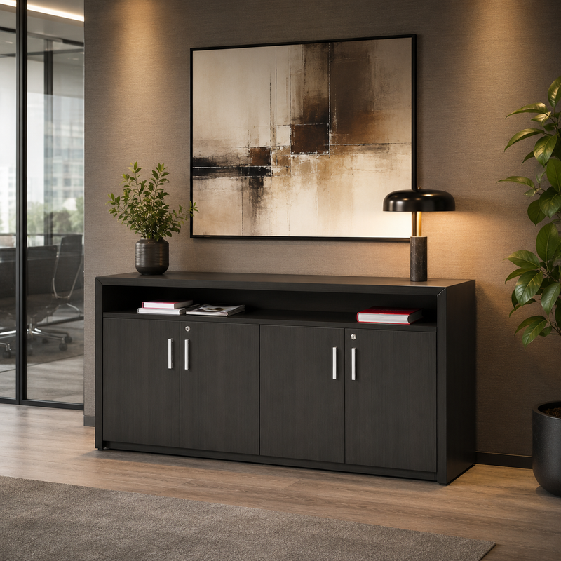 Manager-IT dressoir draaideurkast B168xD42xH89cm
