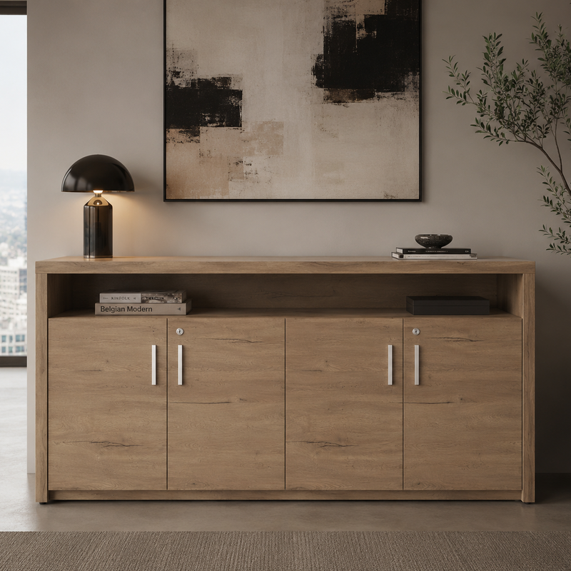 Manager-IT dressoir draaideurkast B168xD42xH89cm