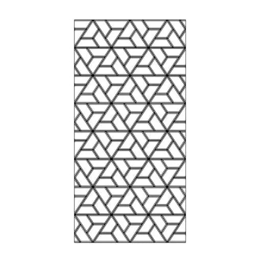 Akoestisch muurpaneel PET-vilt dubbel V-paneel 8 patronen / 48 kleuren