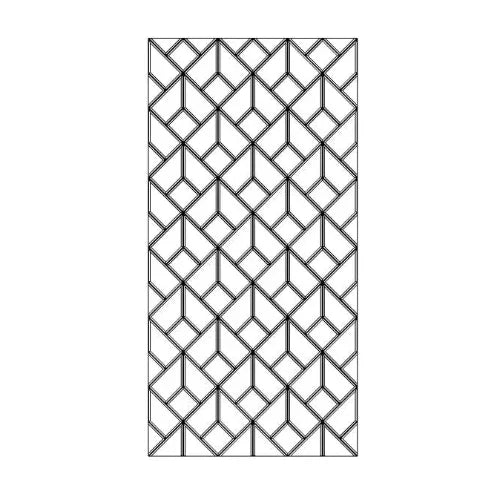 Akoestisch muurpaneel PET-vilt dubbel V-paneel 8 patronen / 48 kleuren