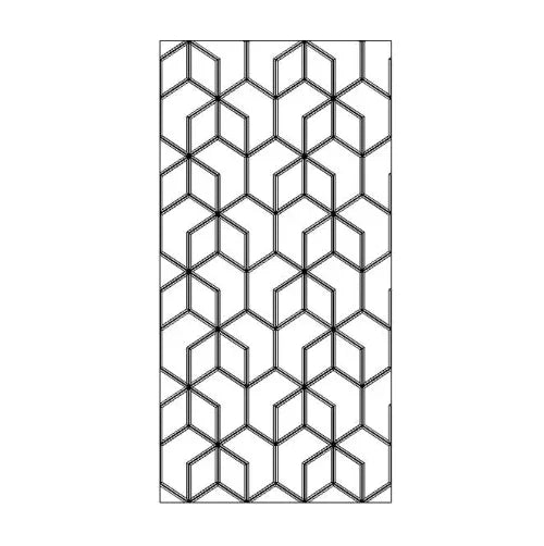 Akoestisch muurpaneel PET-vilt dubbel V-paneel 8 patronen / 48 kleuren