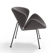 Design fauteuil Artifort Orange Slice F437 met zwarte poten, modern kantoormeubilair