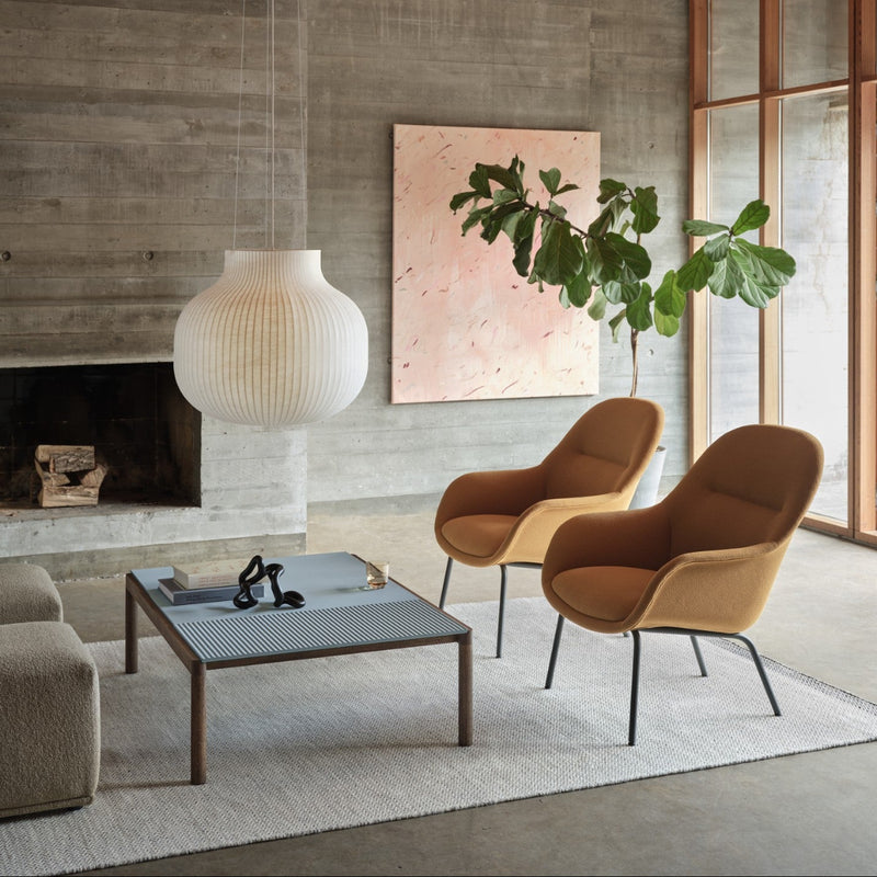 Loungestoel Muuto Fiber Lounge armchair