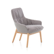 Deberenn, Hendrix Soft, Deberenn Hendrix Soft, David Fox, loungefauteuil, design fauteuil, draaifauteuil, houten onderstel, German Design Award, Camira, Kvadrat, hospitality, kantoorinrichting, projectinrichting