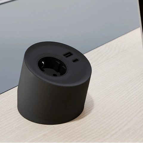 VersaSpot elektrificatie unit met 230V en USB-A en USB-C