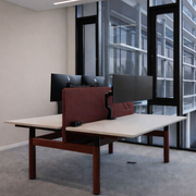 Voortman, HALO, Voortman HALO, zit sta bureau, modulair bureau, mono werkplek, duo werkplek, triple werkplek, bespreektafel, vergadertafel, elektrisch bureau, circulair bureau, flexwerkplek, hybride werken, kantoorinrichting, projectinrichting, Hans Verboom