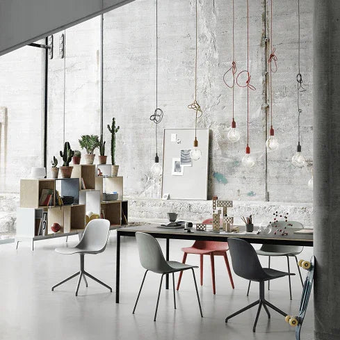Hanglamp Muuto E27 in diverse kleuren, industrieel design, kantoormeubilair