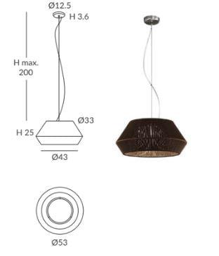 Hanglamp Olé Banyo - KANTOORMEUBELS.ONLINE