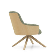 Deberenn Hendrix, Hendrix loungefauteuil, Deberenn hoge rug fauteuil, David Fox Hendrix, privacy fauteuil kantoor, hoge rug loungefauteuil, draaifauteuil kantoor, ontvangstfauteuil, Deberenn Hendrix prijs, German Design Award fauteuil, lounge fauteuil met hoofdsteun
