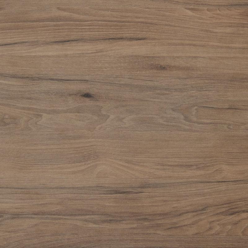 Houten bureaublad met warme walnootlook, onderdeel van kantoormeubilair design