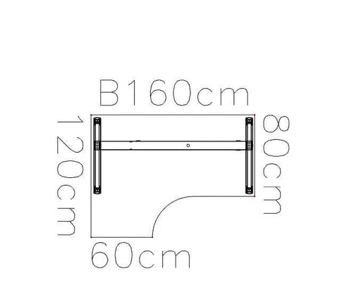 Hoekbureau Pro-4 - KANTOORMEUBELS.ONLINE