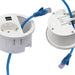 Inbouw Evoline circle 80 1x230, USB A+C Charger + aansluitkabel 3 meter - KANTOORMEUBELS.ONLINE