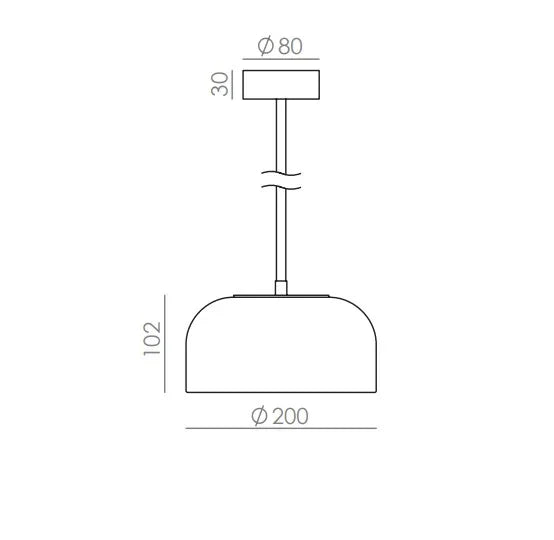 IPON hanglamp afmeting