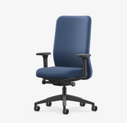 Se7en Iris LX134 Premium blauw – ergonomische NPR 1813 bureaustoel - KANTOORMEUBELS.ONLINE