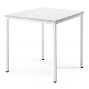 Witte kantinetafel met vier poten, design kantoormeubilair bij KANTOORMEUBELS.ONLINE