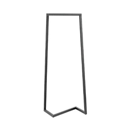 Zwarte, metalen staande kapstok Butler, modern design kantoormeubilair, minimalistisch model.