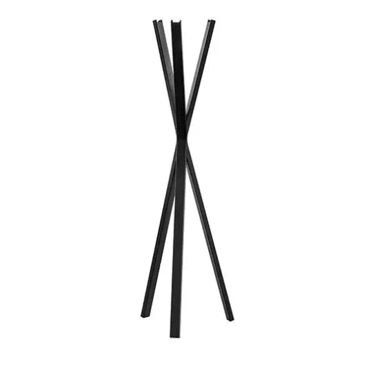 Zwarte design kapstok, staand model, modern kantoormeubilair voor werkplek of kantoor