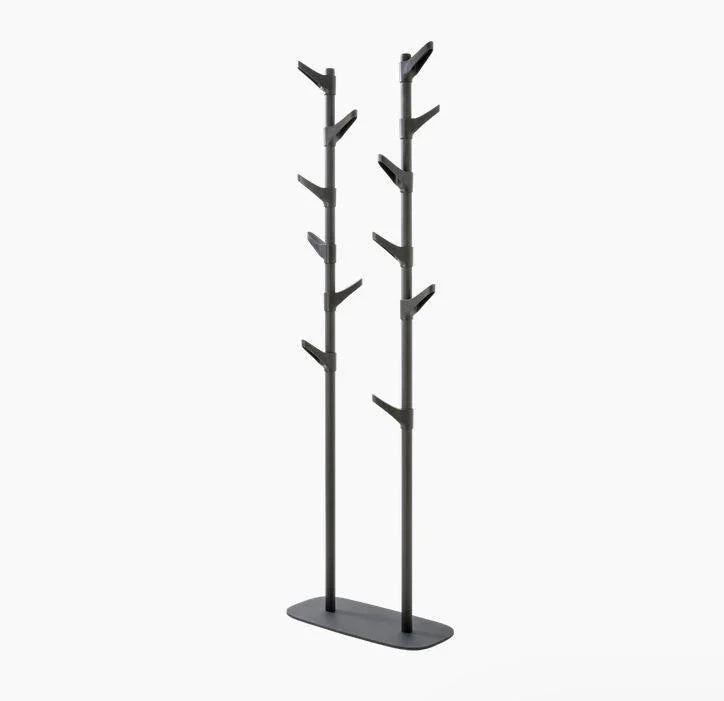 Zwart design kapstok staand model, modern en minimalistisch voor kantoorinrichting.