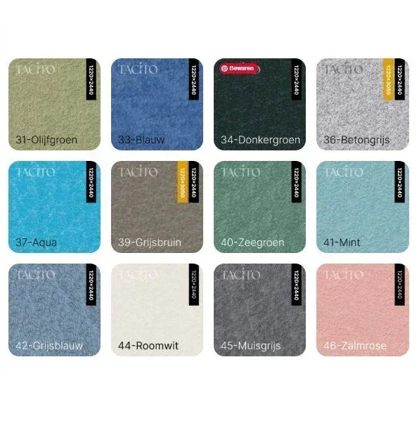 Kleurenkaart 3 Tacito