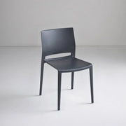 Design kunststof stoel zonder armleuningen voor kantoor, werkplek of vergaderruimte