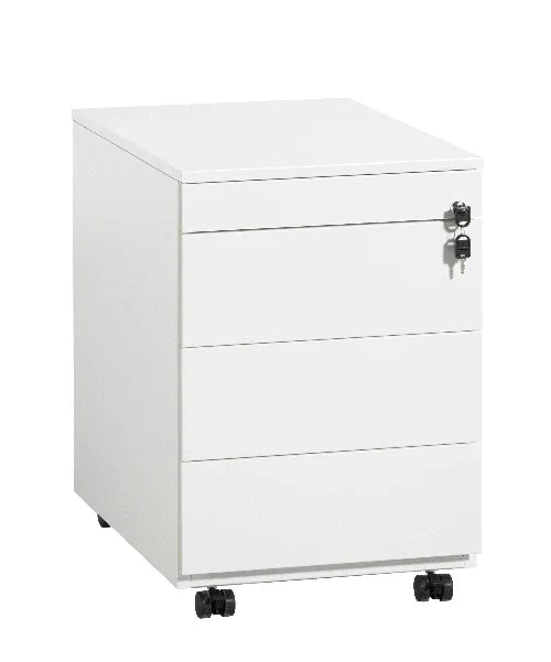 Ladeblok Design verrijdbaar met 3 laden en aparte pennenlade - KANTOORMEUBELS.ONLINE