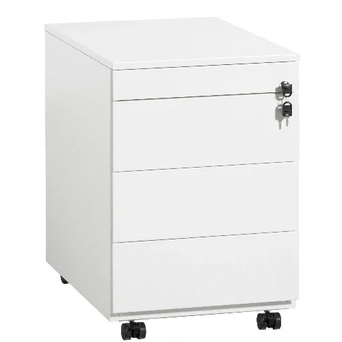 Ladeblok Design verrijdbaar met 3 laden en aparte pennenlade - KANTOORMEUBELS.ONLINE