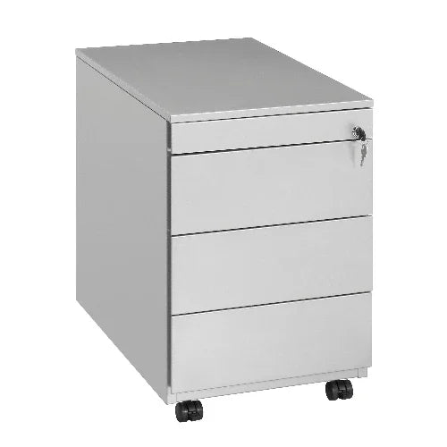 Verrijdbaar ladeblok met 3 lades en pennenlade, modern design, kantoormeubilair