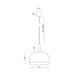 Hanglamp Cloud Aromas afmetingen