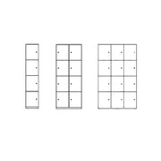 Palmberg Lockerkasten voor kantoor of werkplek, modern design, ideaal voor opbergen