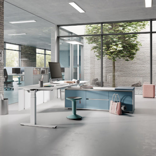 Directiebureau Crew T / elektrisch zit-sta / 25 kleuren / Palmberg