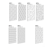 patronen van de ModuTone akoestische wandpanelen