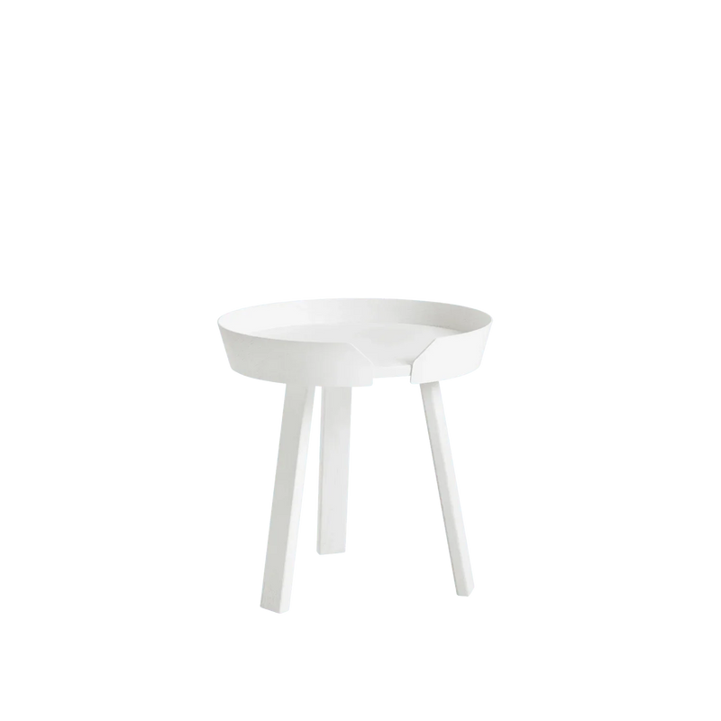 Muuto Around bijzettafel wit - KANTOORMEUBELS.ONLINE