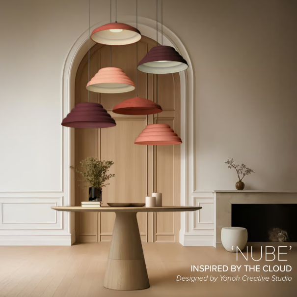 Akoestische hanglamp Feltocuh Nube