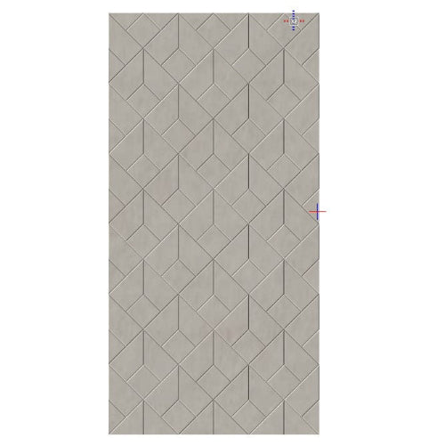 Akoestisch PET-vilt muurpaneel / V-paneel / patroon 20