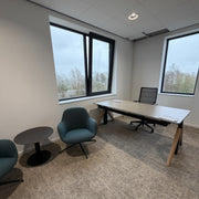 WINEA FLOW elektrisch zit-sta design bureau A-poot / gemonteerde levering - KANTOORMEUBELS.ONLINE