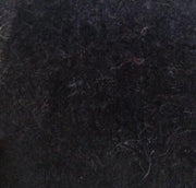 Donkergrijze stoffen bekleding van design bureaustoel, kantoormeubilair detail