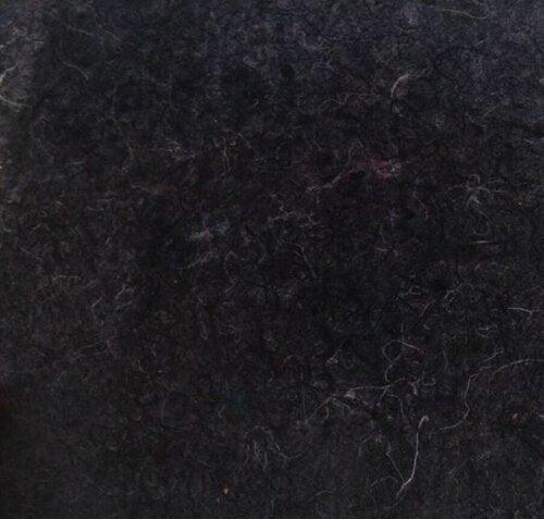 Donkergrijze stoffen bekleding van design bureaustoel, kantoormeubilair detail