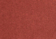 Close-up van roodbruin gestoffeerde stof voor kantoormeubels, design kantoorinrichting