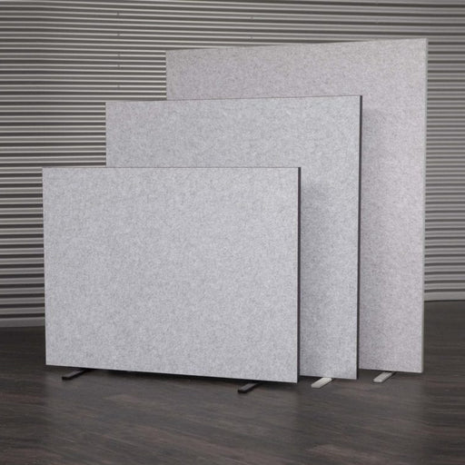 Scheidingswand zilvergrijs in diverse afmetingen